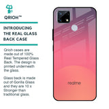 Sunset Orange Glass Case for Realme C25