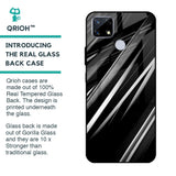 Black & Grey Gradient Glass Case For Realme C25
