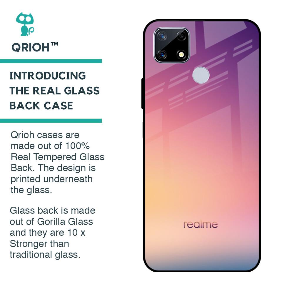 Lavender Purple Glass case for Realme C25