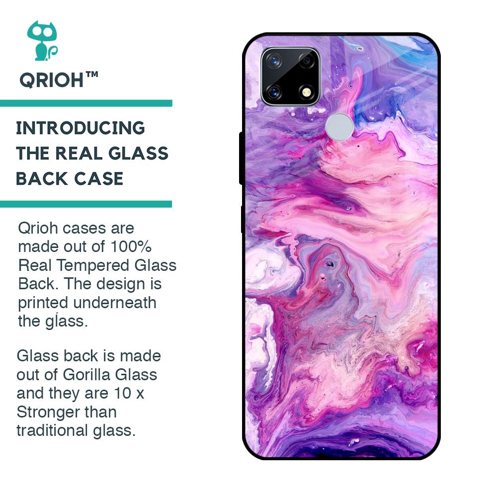 Cosmic Galaxy Glass Case for Realme C25