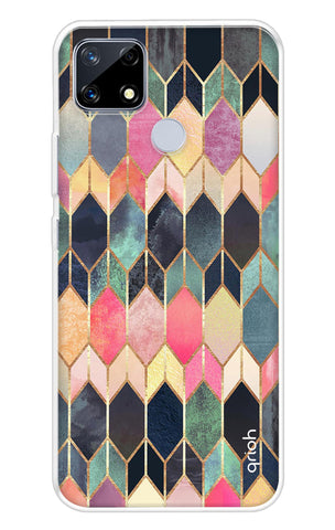 Shimmery Pattern Realme C25 Back Cover