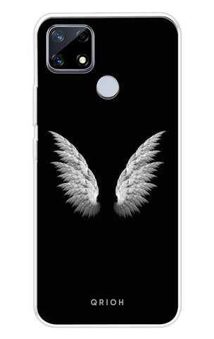 White Angel Wings Realme C25 Back Cover