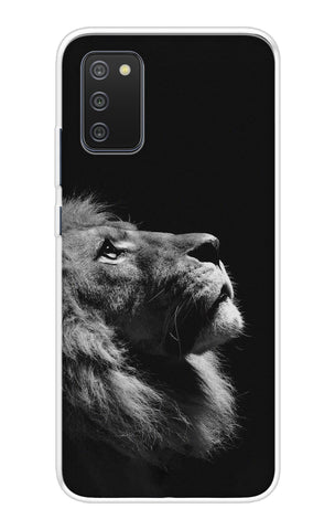 Lion Looking to Sky Samsung Galaxy F02s Back Cover