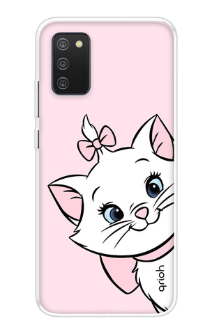 Cute Kitty Samsung Galaxy F02s Back Cover