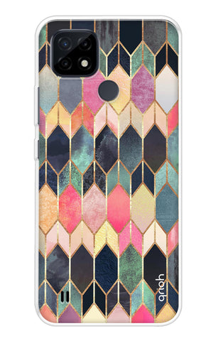 Shimmery Pattern Realme C21 Back Cover