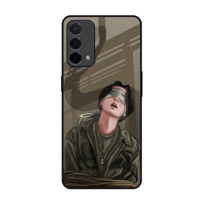 Blind Fold Oppo F19 Glass Back Cover Online