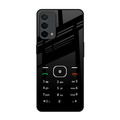 Classic Keypad Pattern Oppo F19 Glass Back Cover Online