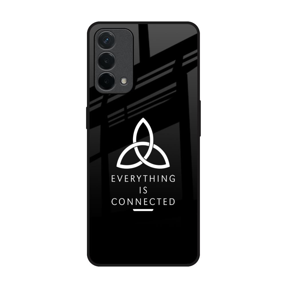 Everything Is Connected Oppo F19 Glass Back Cover Online
