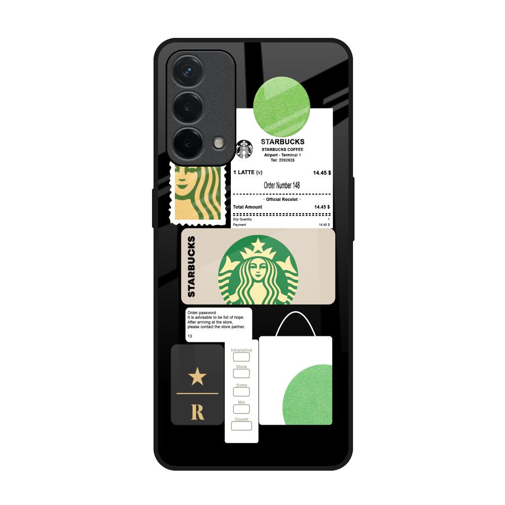 Coffee Latte Oppo F19 Glass Back Cover Online