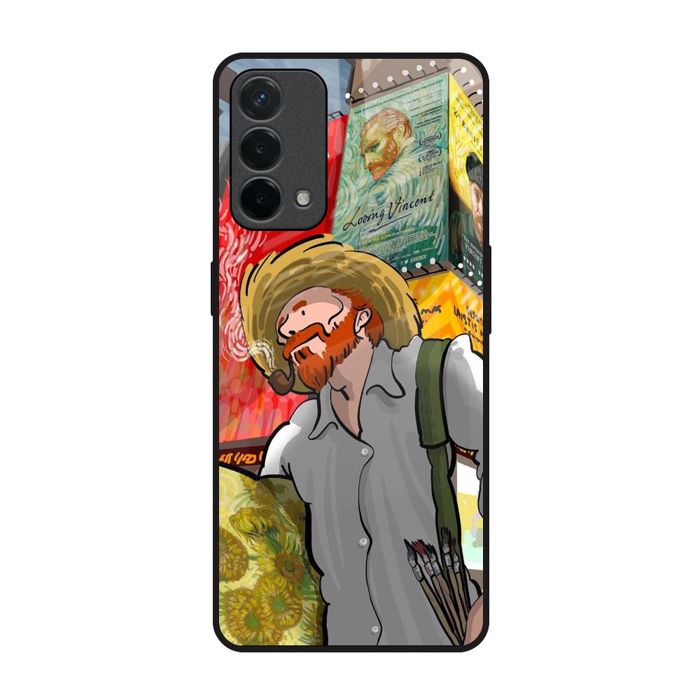 Loving Vincent Oppo F19 Glass Back Cover Online