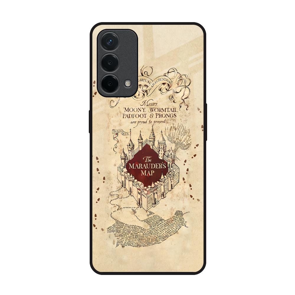 Magical Map Oppo F19 Glass Back Cover Online