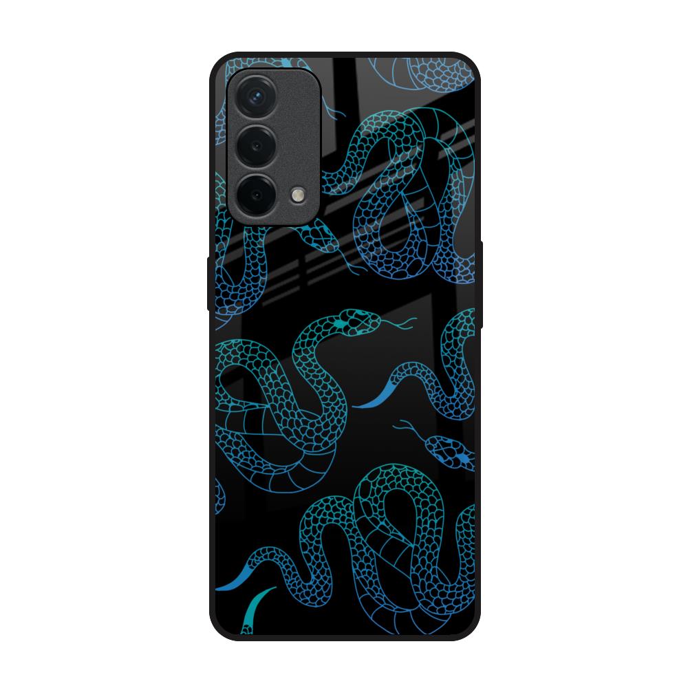 Serpentine Oppo F19 Glass Back Cover Online