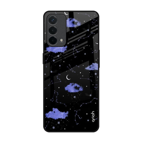 Constellations Oppo F19 Glass Back Cover Online