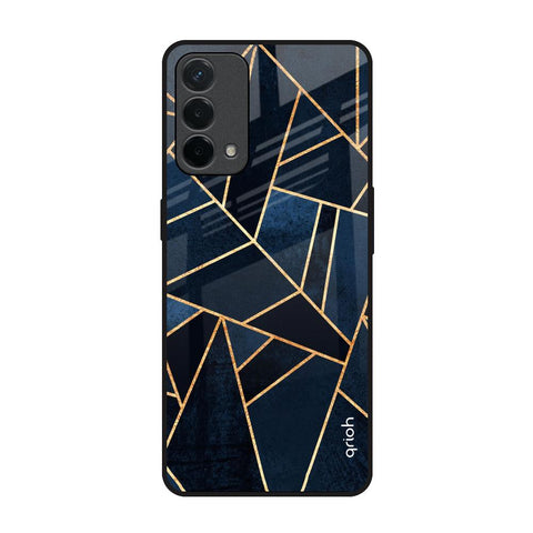 Abstract Tiles Oppo F19 Glass Back Cover Online