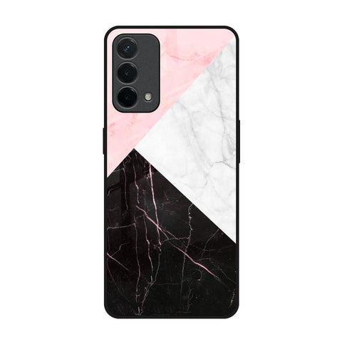 Marble Collage Art Oppo F19 Glass Back Cover Online