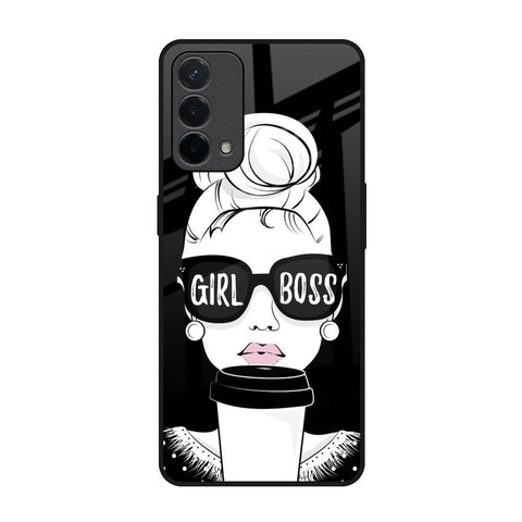 Girl Boss Oppo F19 Glass Back Cover Online
