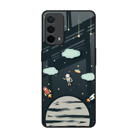 Astronaut Dream Oppo F19 Glass Back Cover Online