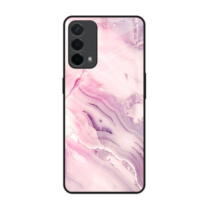 Diamond Pink Gradient Oppo F19 Glass Back Cover Online