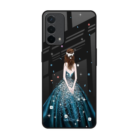 Queen Of Fashion Oppo F19 Glass Back Cover Online