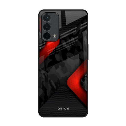 Modern Camo Abstract Oppo F19 Glass Back Cover Online