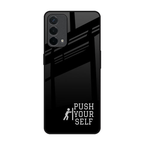Push Your Self Oppo F19 Glass Back Cover Online