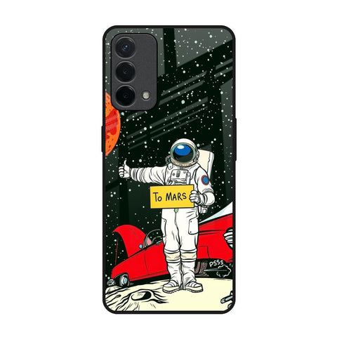 Astronaut on Mars Oppo F19 Glass Back Cover Online