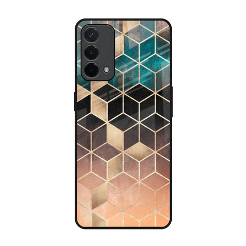 Bronze Texture Oppo F19 Glass Back Cover Online