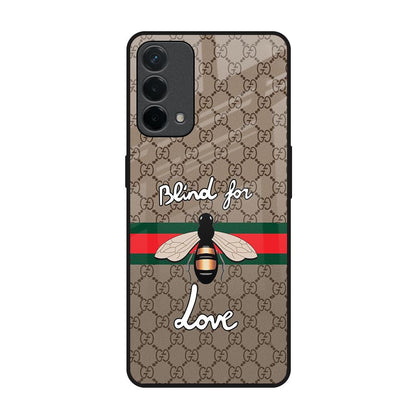 Blind For Love Oppo F19 Glass Back Cover Online