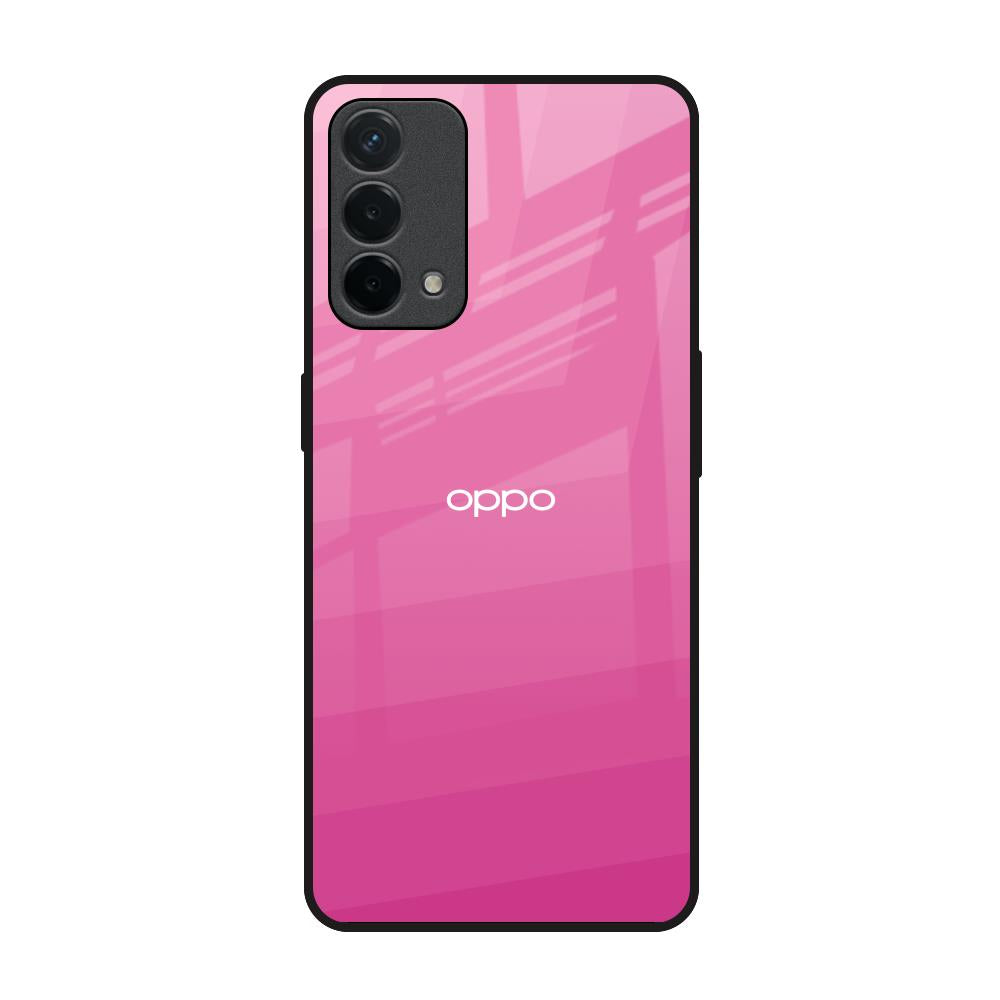 Pink Ribbon Caddy Oppo F19 Glass Back Cover Online