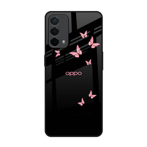 Fly Butterfly Oppo F19 Glass Back Cover Online