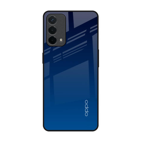 Very Blue Oppo F19 Glass Back Cover Online