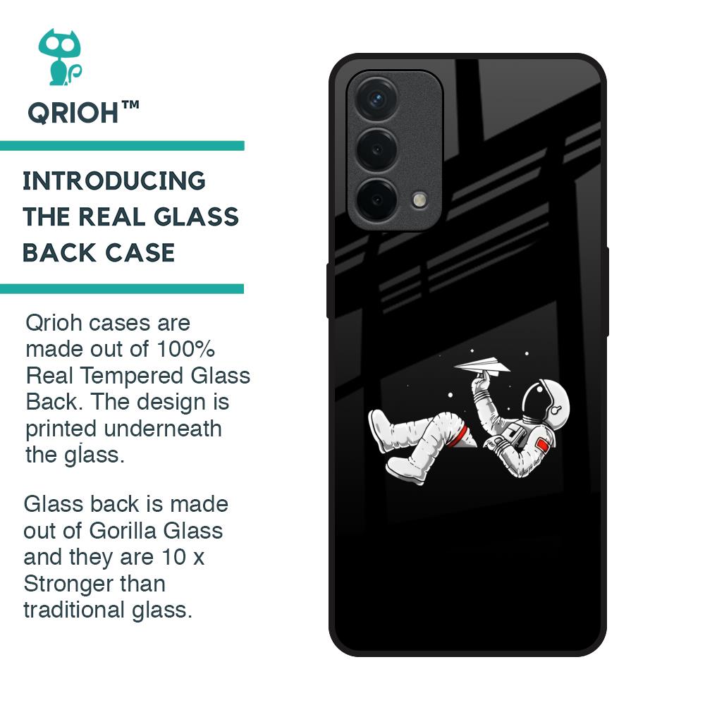 Space Traveller Glass Case for Oppo F19