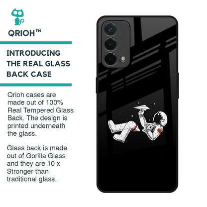 Space Traveller Glass Case for Oppo F19