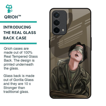 Blind Fold Glass Case for Oppo F19