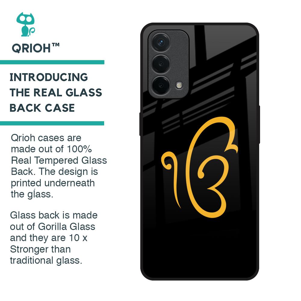 Luxury Fashion Initial Glass Case for Oppo F19