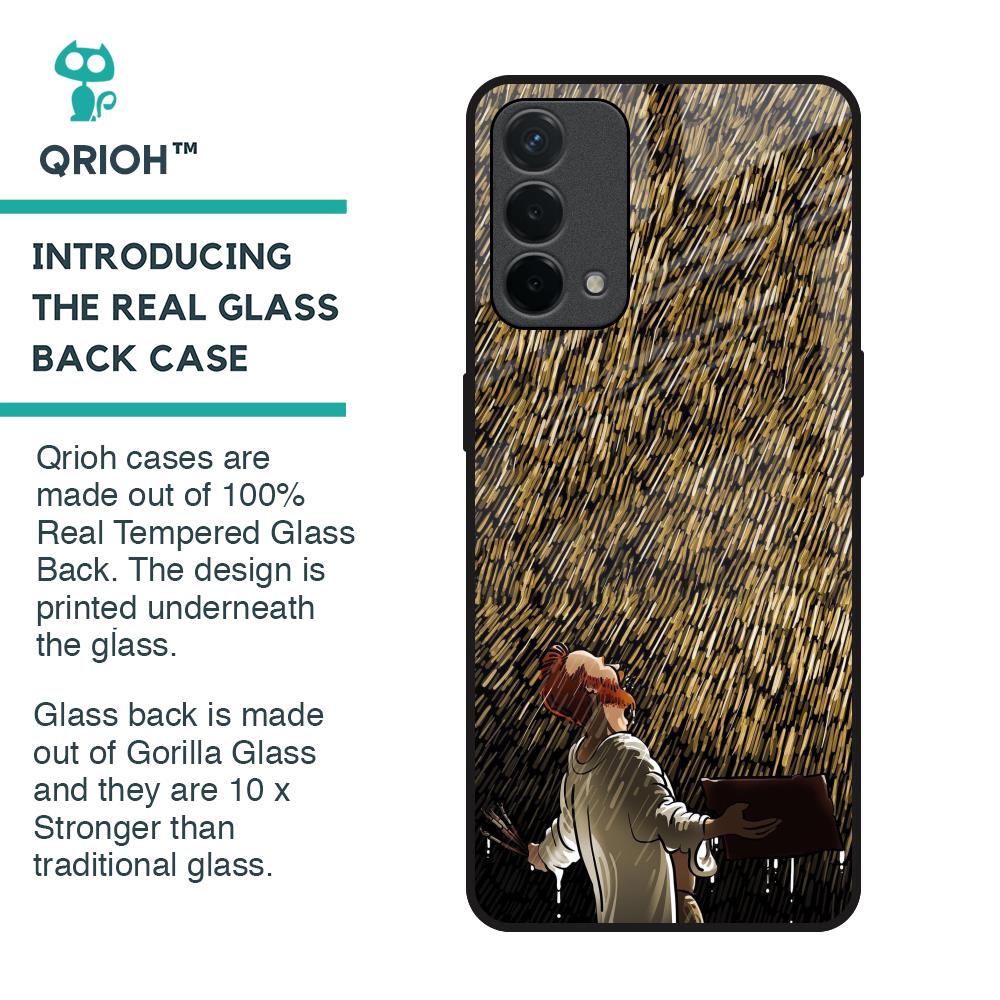 Rain Festival Glass Case for Oppo F19