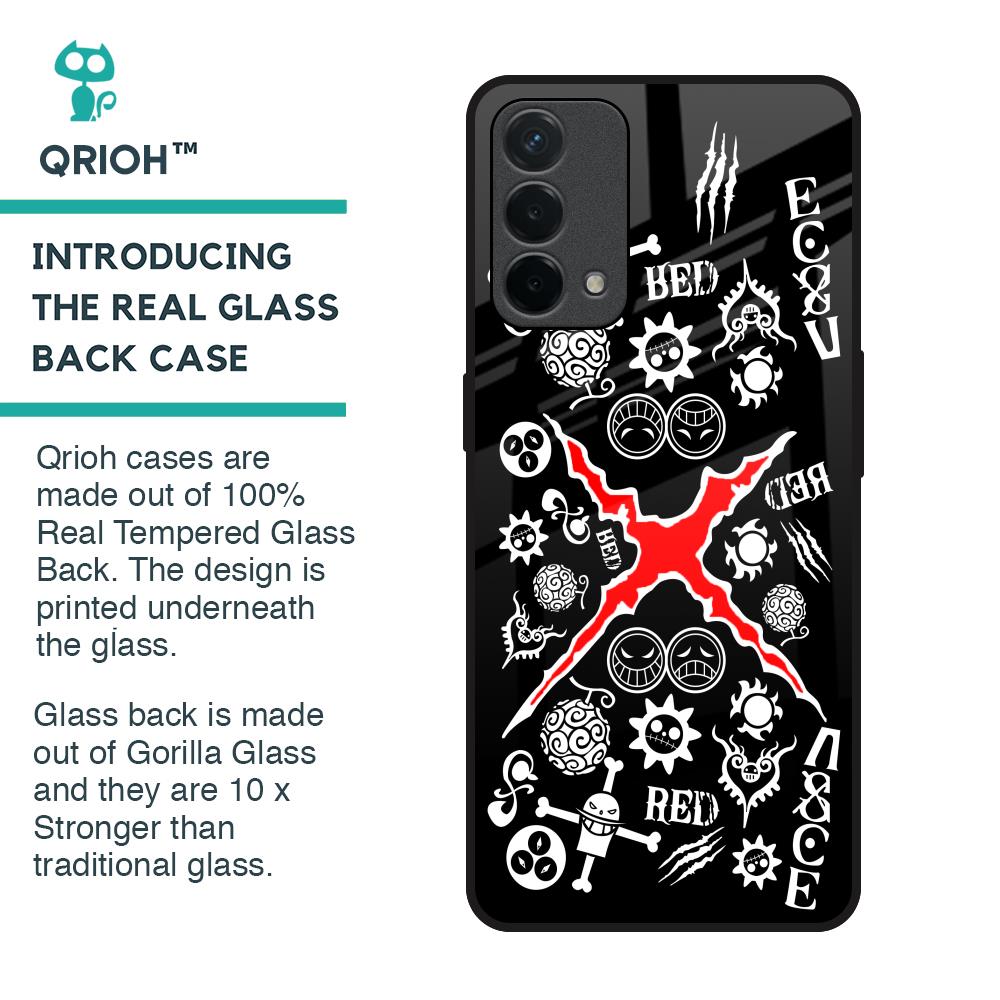 Red Zone Glass Case for Oppo F19