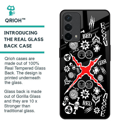 Red Zone Glass Case for Oppo F19