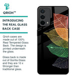 Colorful Leaves Glass Case for Oppo F19