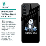Real Struggle Glass Case for Oppo F19