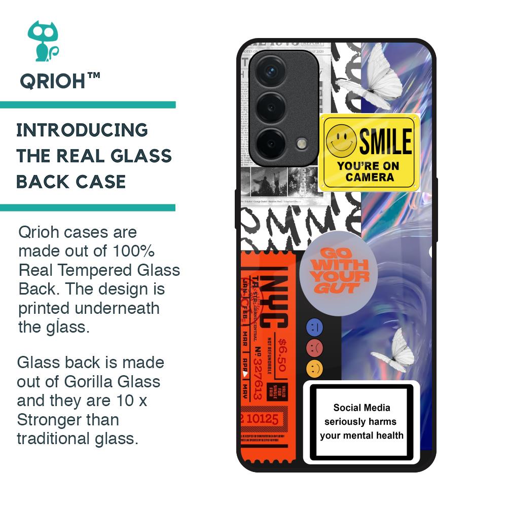 Smile for Camera Glass Case for Oppo F19