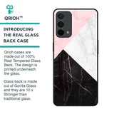 Marble Collage Art Glass Case For Oppo F19