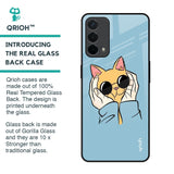 Adorable Cute Kitty Glass Case For Oppo F19