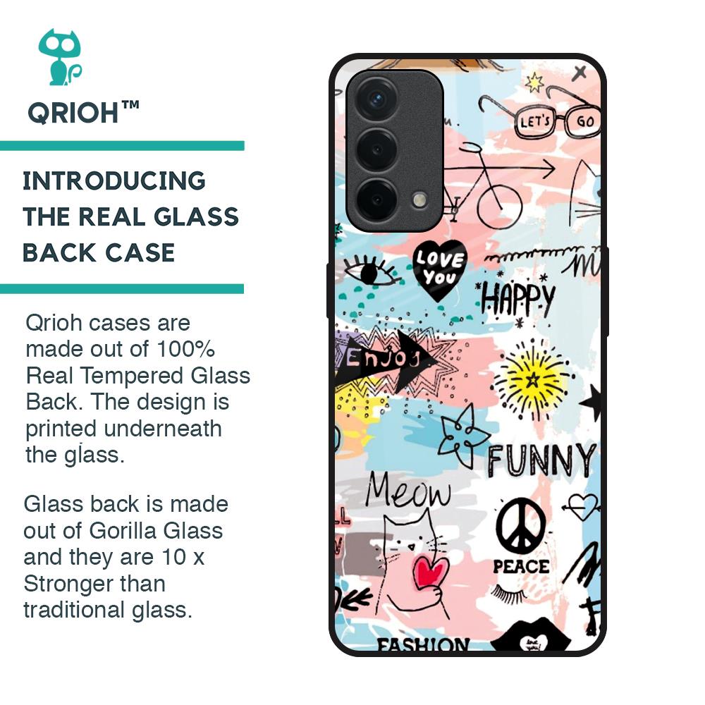 Just For You Glass Case For Oppo F19