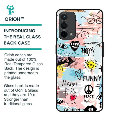 Just For You Glass Case For Oppo F19