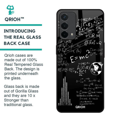 Funny Math Glass Case for Oppo F19