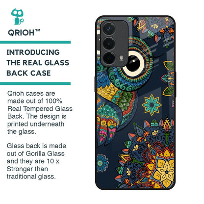 Owl Art Glass Case for Oppo F19