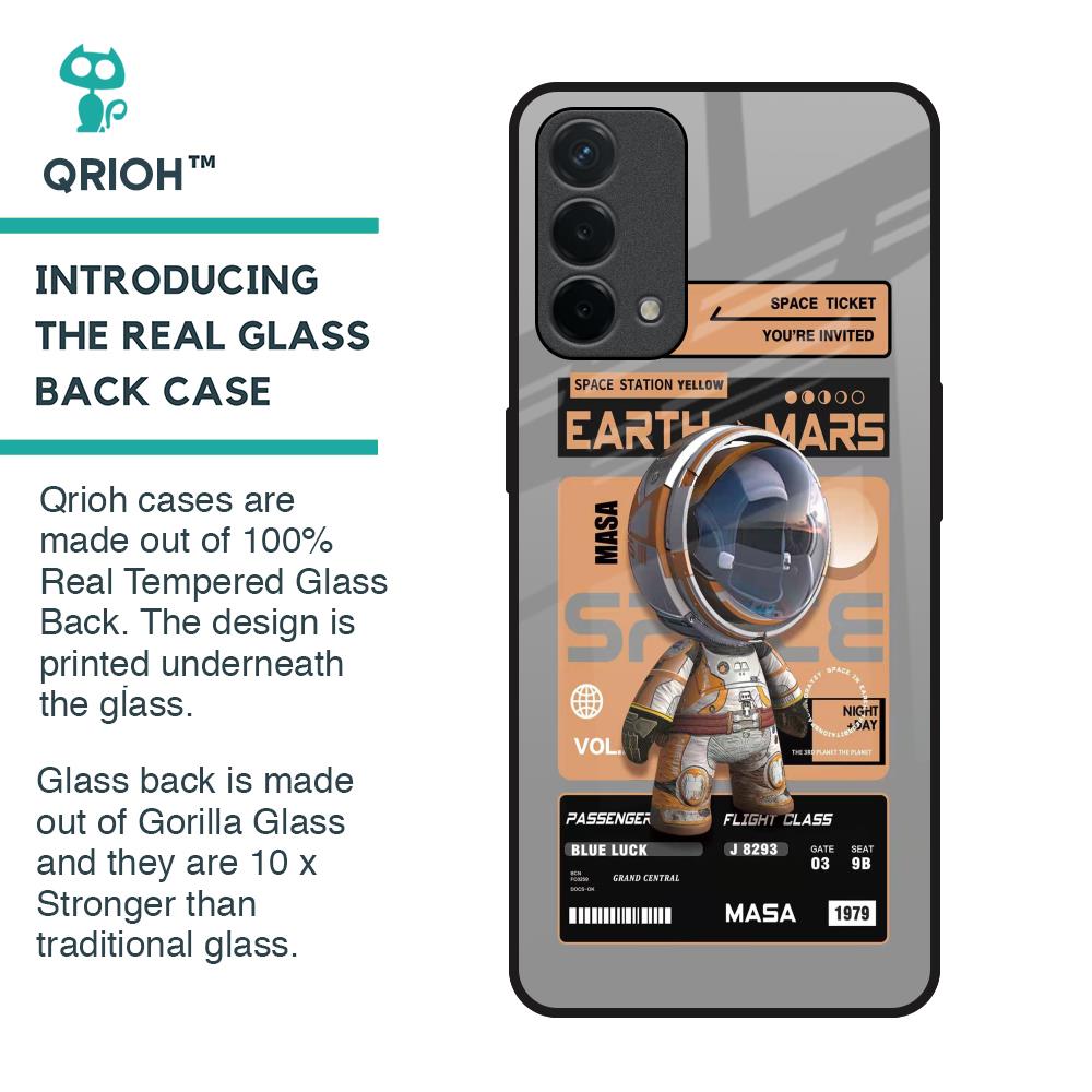 Space Ticket Glass Case for Oppo F19
