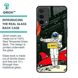 Astronaut on Mars Glass Case for Oppo F19