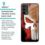 Red Skull Glass Case for Oppo F19